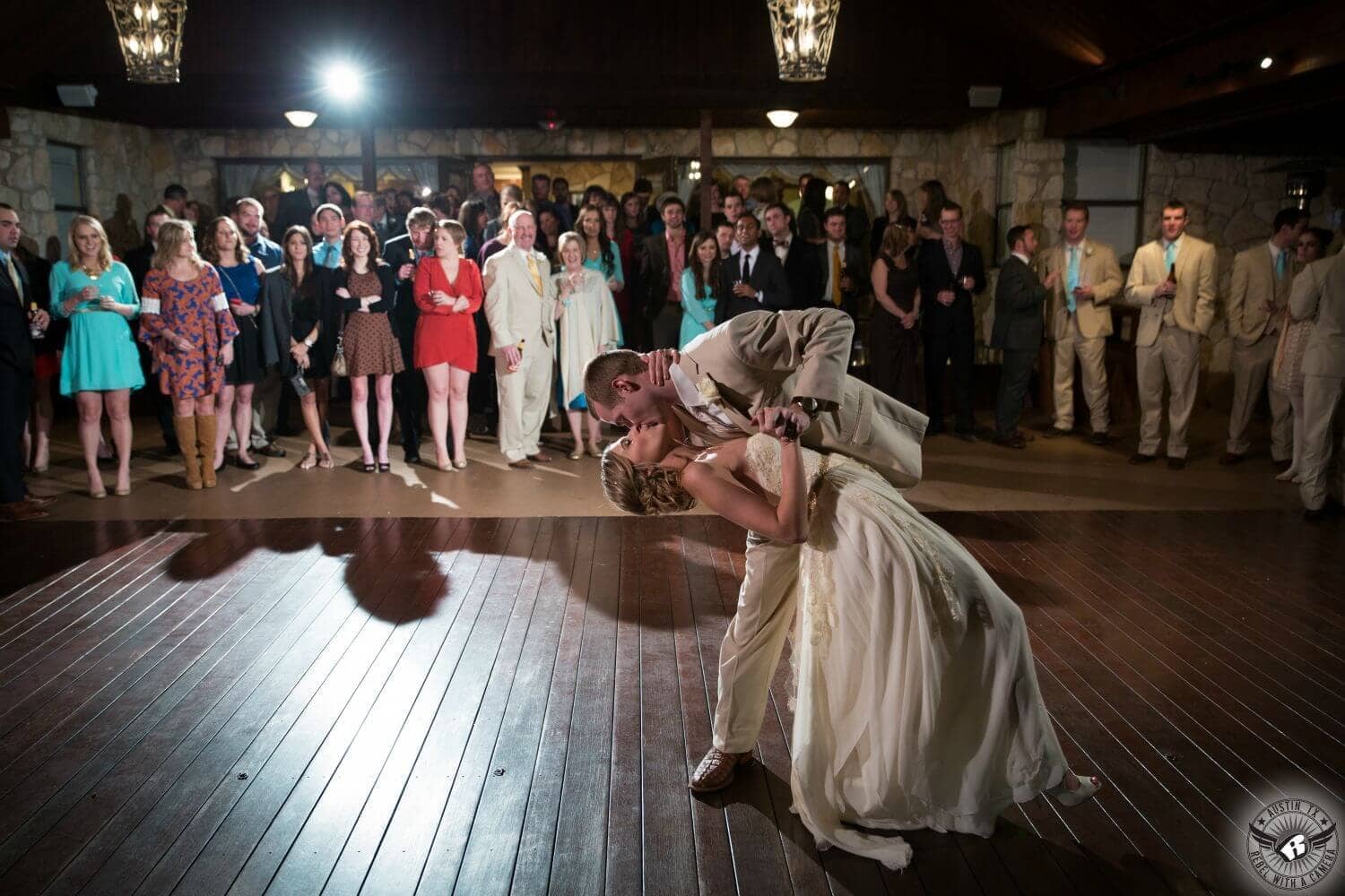 Bride And Groom Kiss