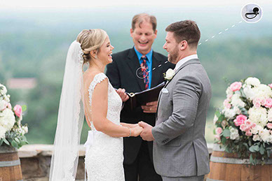 Lapel headset microphone wedding
